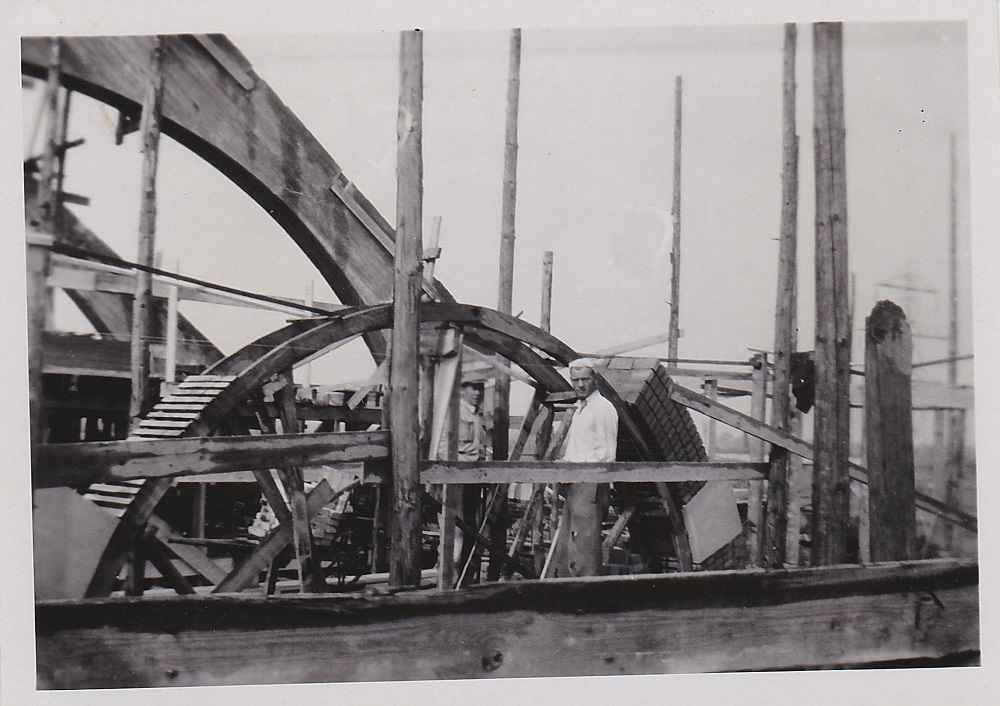 winter 1950 bouw dak